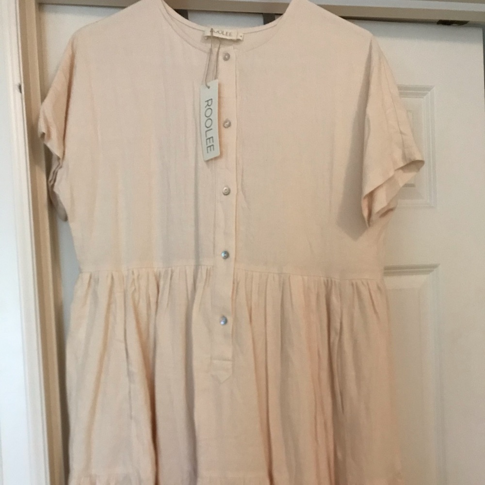 Roolee linen midi dress